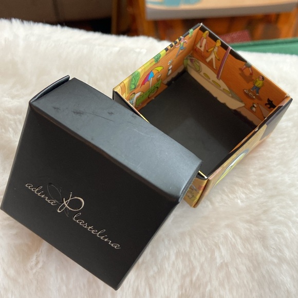 Gold Vermeil & rainbow hummingbird necklace Adina Plastelina - Picture 5 of 7